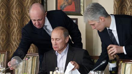 „Putins Koch“. Jewgeni Prigoschin und der russische Präsident Wladimir Putin sind sich sehr nahegekommen.
