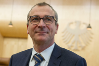 Grünen-Politiker Volker Beck vor einigen Jahren im Saal des Bundesverfassungsgerichts.