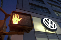 Die VW-Niederlassung «Manhattan» in New York: In den USA sind bereits zahlreiche Sammelklagen anhängig.