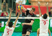 Schmetterschlag ins Halbfinale: Die deutschen Männer überzeugten in Polen mit einer starken Leistung gegen den Iran.