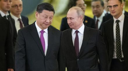 Chinas Xi Jinping und Russlands Wladimir Putin treffen sich am Montag zum ersten Mal seit September.