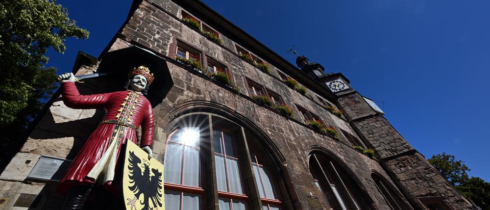 Der Nordhäuser „Roland“ symbolisiert die Stadtrechte, die die Stadt im Mittelalter erhalten hatte.