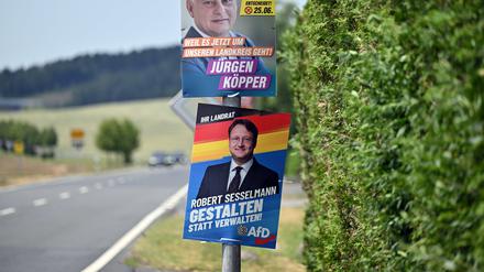 Plakate in Sonneberg