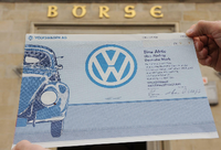 Ein historisches Wertpapier der Volkswagen AG - da waren die Zeiten für den Konzern noch rosig.