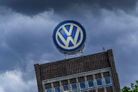Due VW-Unternehmenszentrale in Wolfsburg.