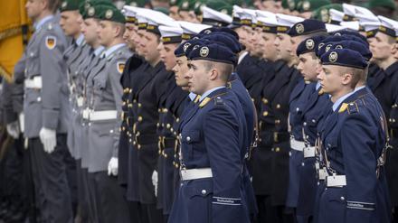 Soldaten des Wachbataillons der Bundeswehr.