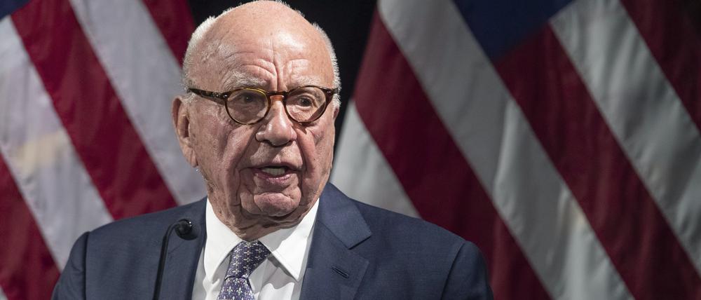 Der einflussreiche Medienunternehmer Murdoch am 30. Oktober 2019 in New York.
