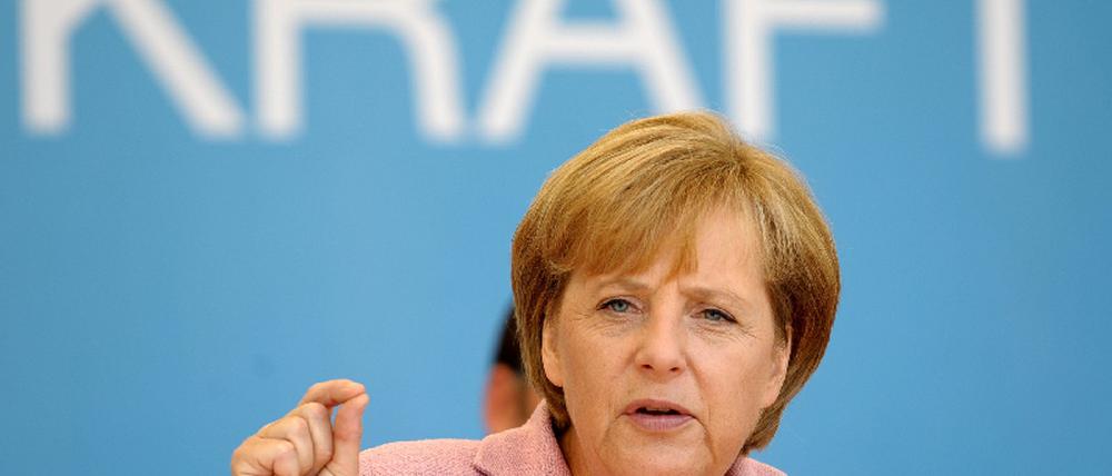 Wahlkampf - Merkel
