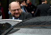 Martin Schulz, SPD-Spitzenkandidat für die Bundestagswahl, Ende April in Kiel.