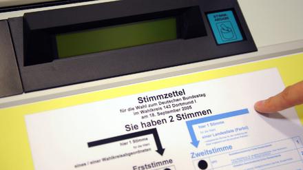 Wahlmaschine Wahlcomputer