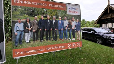 Wahlplakat von „Mitten in Potsdam“
