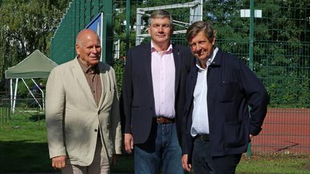 Wahlweise Rotary Club. Klaus Janssens, Burghardt Groeber & Kaspar von Erffa (v.l.)
