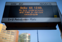 Liveblog zum BVGStreik UBahn, Bus, Tram stehen still