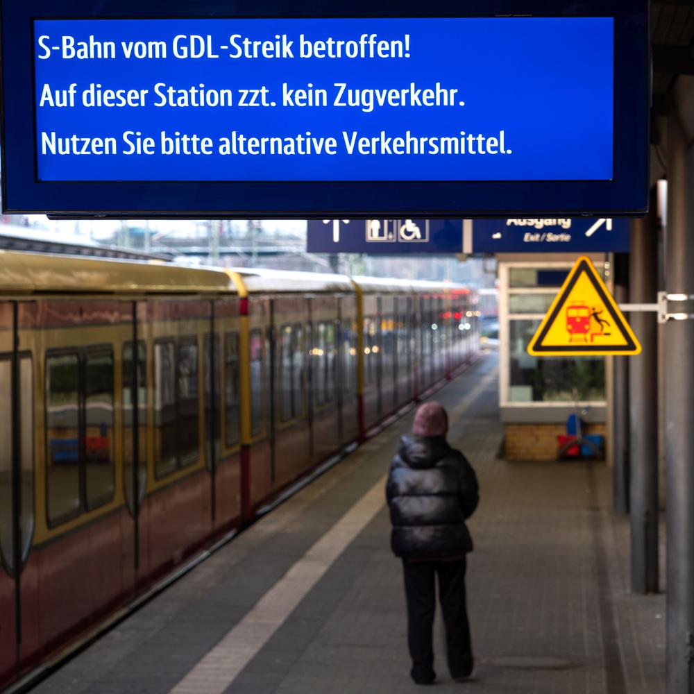 Bahn-Warnstreik trifft Berlin: Notfahrplan bei Regios und S-Bahn – S1 fährt  wieder im 20-Minuten-Takt