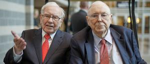 Kennen sich seit einem gemeinsamen Mittagessen im Jahr 1959: Die beiden Vermögensverwalter Warren Buffett und Charlie Munger.