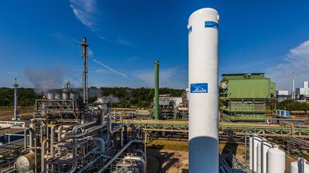 Wasserstoff-Produktionsanlage der Linde AG in Leuna.