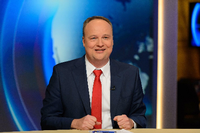 Deutlicher milder als die US-Kollegen: Oliver Welke präsentiert im ZDF die "heute-show".