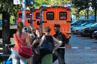 Ein Berliner Polizeiwagen im Einsatz. (Symbolbild)