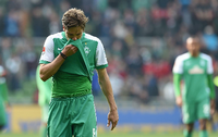 Werders Milot Rashica schoss zwei Tore, musste aber verletzt ausgewechselt werden.