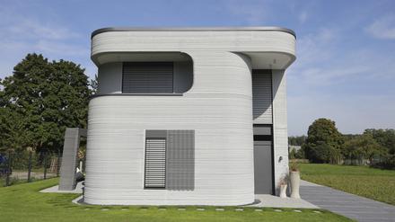 Das deutschlandweit erste Wohnhaus aus einem 3D-Drucker: Die Baubranche will mit automatisierten Prozessen effizienter werden.