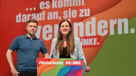 Die Vorsitzenden der Linken Martin Schirdewan und Janine Wissler.