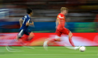 Hier ging's ausnahmsweise mal schnell: Belgiens Kevin De Bruyne im Spiel gegen Japan.