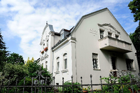 Das Wohnhaus am Lübarser Anger ist als eins der letzten großen Bauernhäuser entstanden.