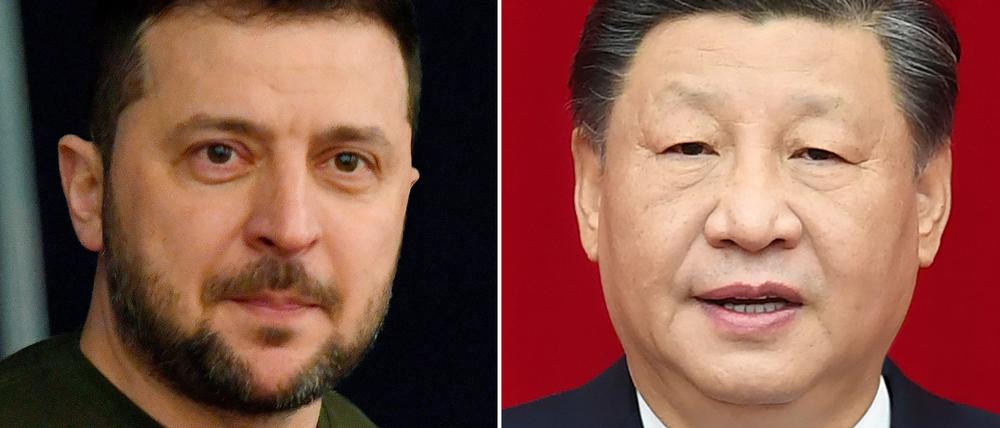 Erstmals seit dem russischen Einmarsch in die Ukraine haben Chinas Staats- und Parteichef Xi Jinping und der ukrainische Präsident Wolodymyr Selenskyj ein Telefongespräch geführt.