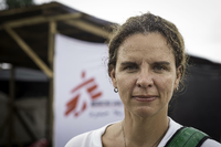 Anja Wolz (47) koordiniert für Ärzte ohne Grenzen die Nothilfe in Mossul. Die Krankenschwester war zuvor unter anderem in Libyen und in Sierra Leone tätig.