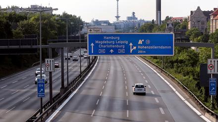 Eine Autobahn in Berlin (Symbolbild).