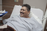 Andrés Moreno, der schwerste Mann der Welt im Krankenhaus. Nun will er abnehmen.