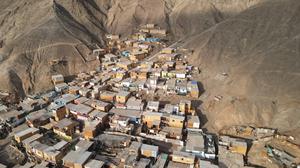 Eine Blechhüttensiedlung, in Chile Campamento genannt, in Antofagasta.