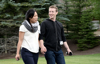 Facebook-Gründer Mark Zuckerberg und seine Frau Priscilla Chan