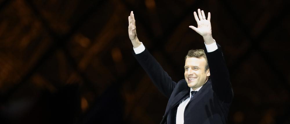 Manuel Macron gewann die Präsidentschaftswahl 2022.