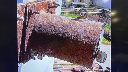 Ein radioaktiven Zylinder, der aus einem Dampfkraftwerk in Thailands östlicher Provinz Prachinburi verschwunden ist. 