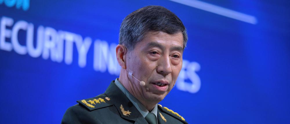 Chinas Verteidigungsminister Li Shangfu warnt die USA vor einer Einmischung im Streit um Taiwan.