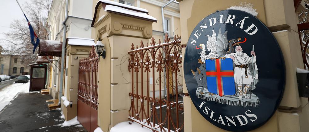 Botschaft von Island in Moskau (Archivbild)