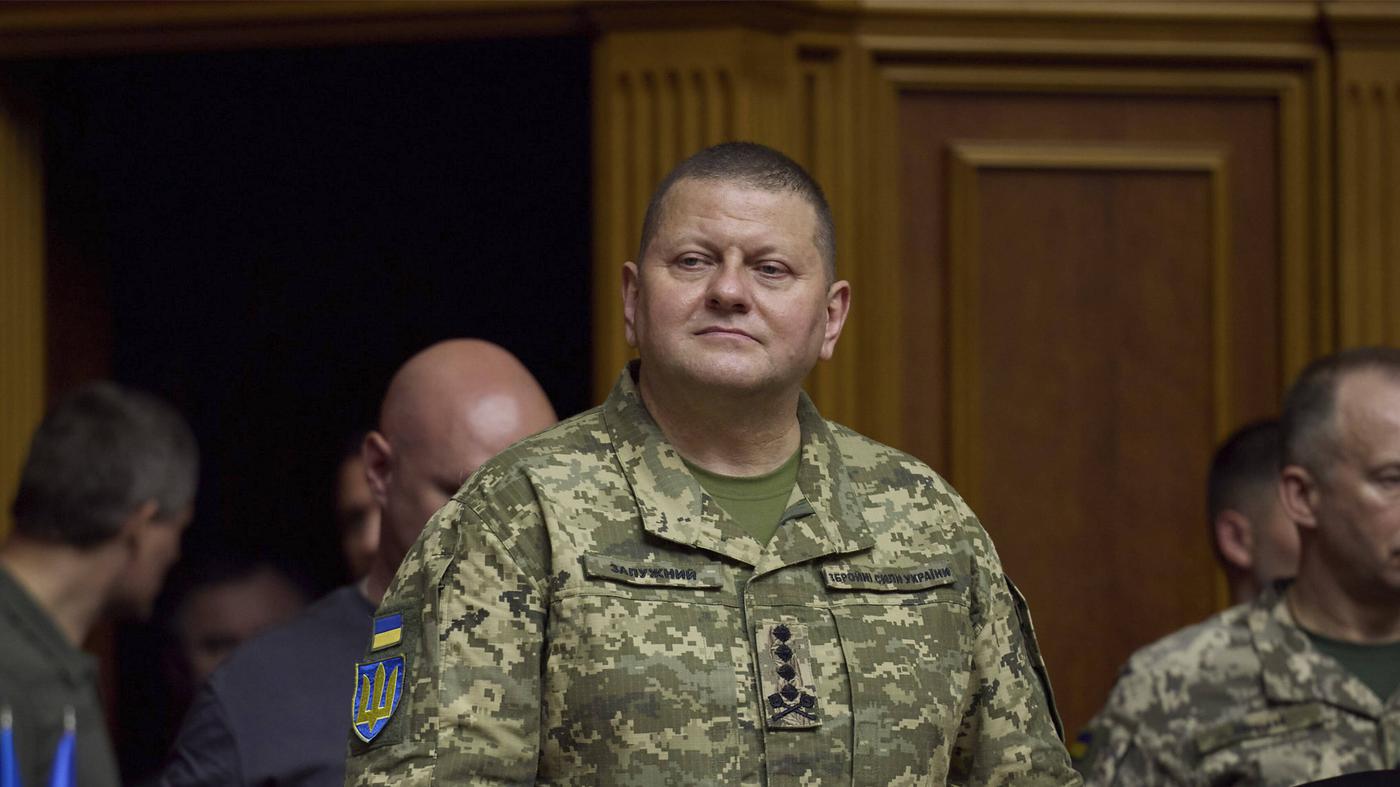 Украинский генерал командующий армией. Генерал ВСУ Залужный.