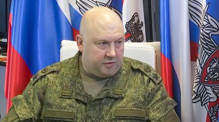 Der Chef der russischen Luftstreitkräfte und Vize-Generalstabschef, Sergej Surowikin (Archivbild)