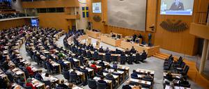 Das schwedische Parlament stimmte am 22. März 2023 für den NATO-Beitritt Schwedens.