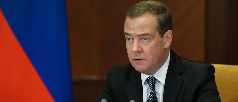 Dmitri Medwedew, stellvertretender Vorsitzender des russischen Sicherheitsrates