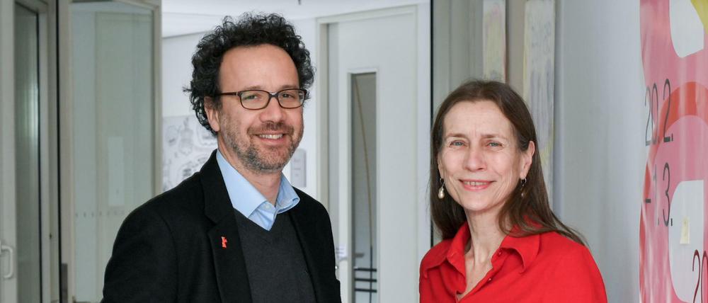 Bemühen sich um Aufklärung: Die Berlinale-Chefs Carlo Chatrian und Mariette Rissenbeek.