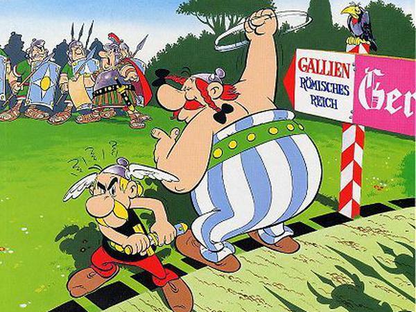 Von Fremden umzingelt: Covermotiv von "Asterix und die Goten".