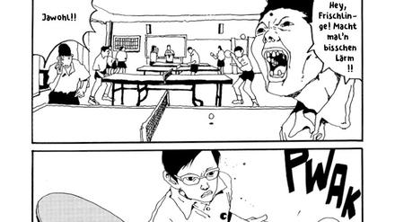 Knallhartes Training: Eine Szene aus „Ping Pong“.