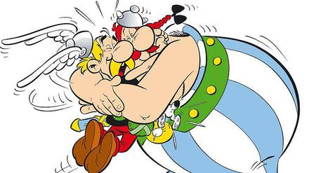 Asterix und Obelix sind die populärsten Comicfiguren Europas.