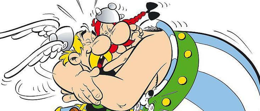 Asterix und Obelix sind die populärsten Comicfiguren Europas.