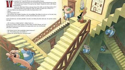 Alte Bilder, neu vermarktet: Eine Doppelseite aus "Asterix erobert Rom" .