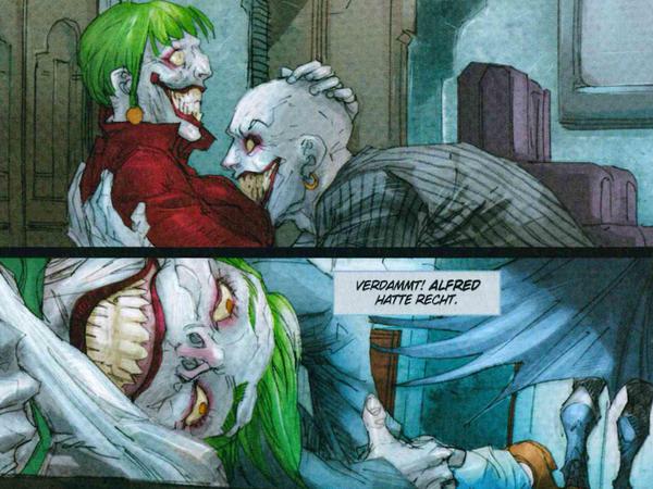 Todesfratzen. Der Joker spielt in "Batman Europa" eine besondere Rolle.