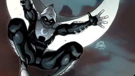 Schattenkrieger: Das Variant-Cover zu „Moon Knight“ # 3 (2014) von Ryan Stegman.