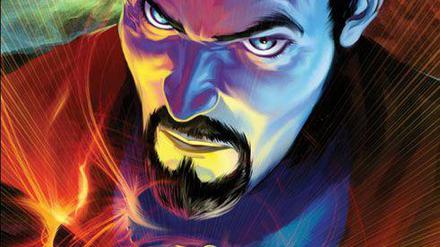 Diagnostischer Blick: Dr. Strange auf dem Comic-Cover seiner modernen Herkunftsgeschichte.